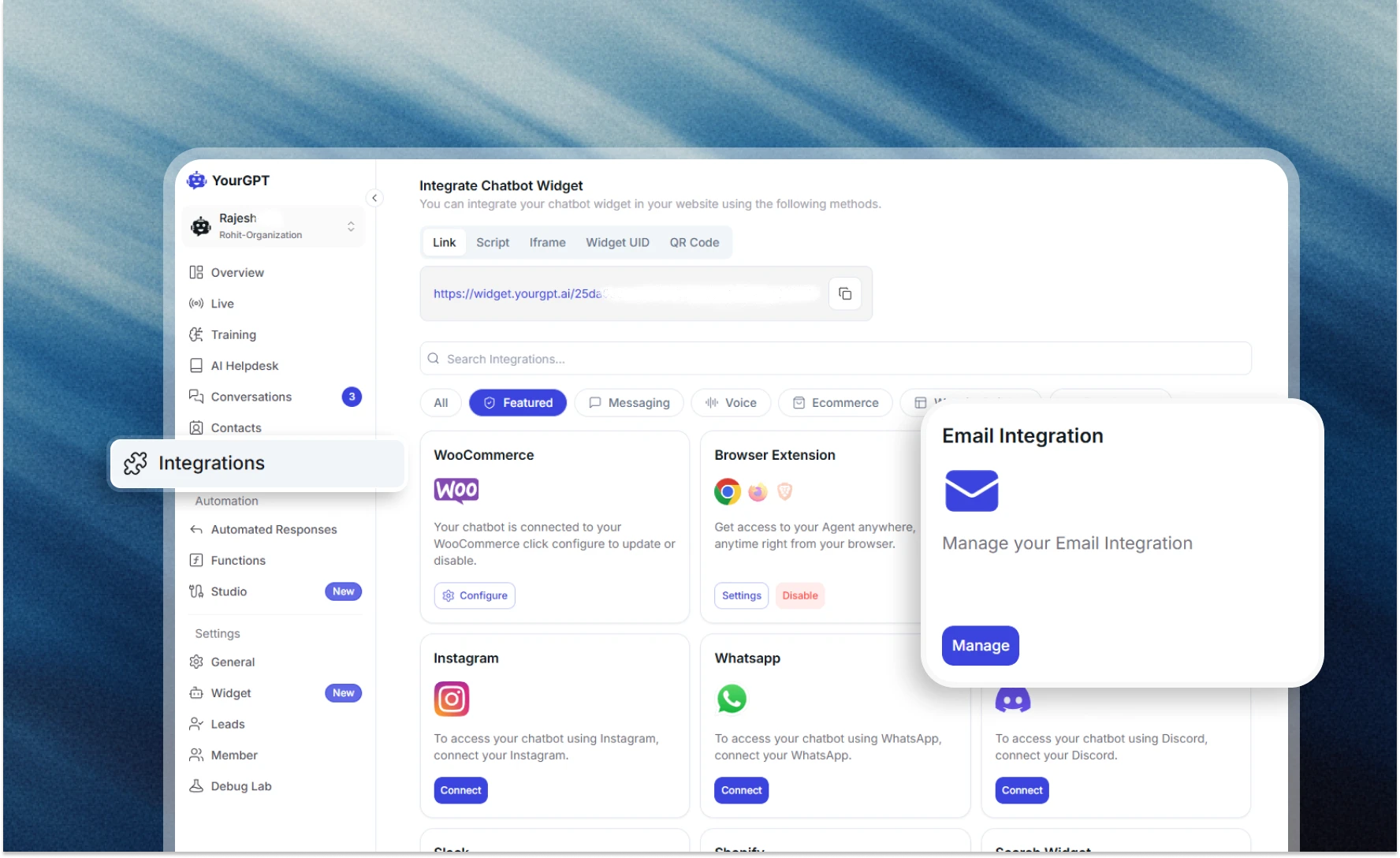 Unified Dashboard Poster