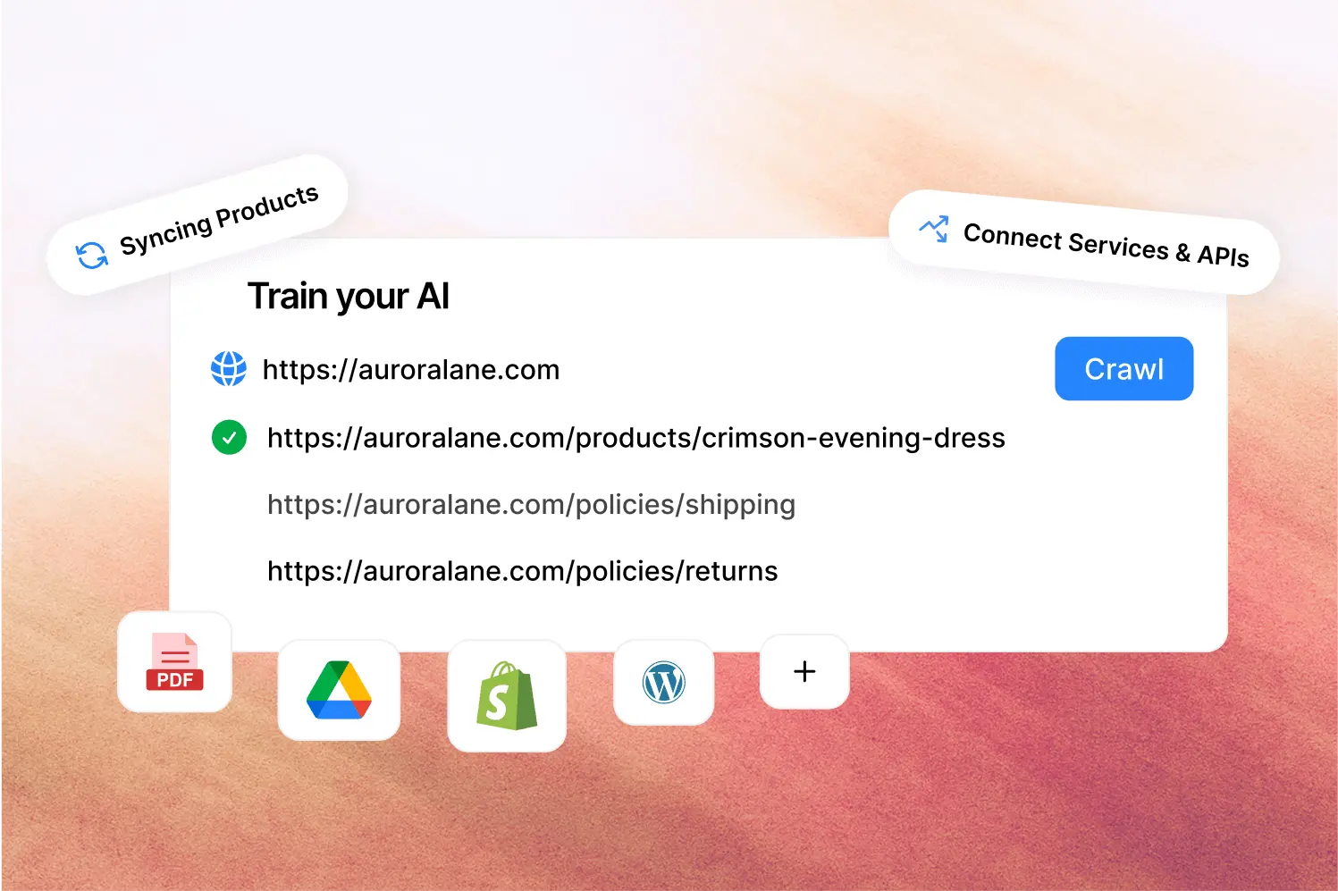 Custom Knowledge Training for Instagram Business
